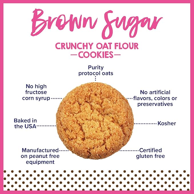 Goodie Girl, Mini Brown Sugar Cookie Cookies | Gluten Free, Peanut Free (3 Pack)