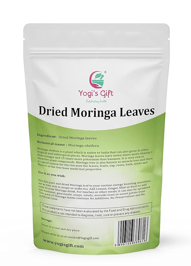 Moringa Leaves Loose 1 LB | Make tea, Springle on salad, Ground and use it | 100% natural Moringa
