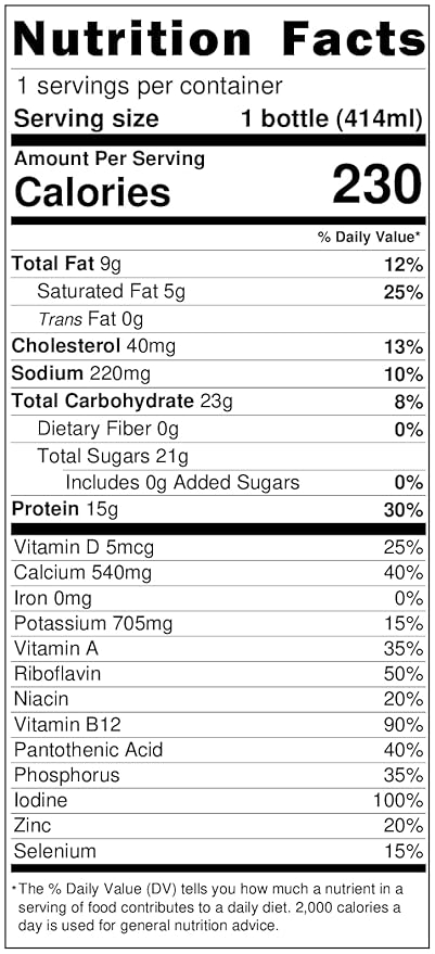 Darigold Milk 2 Percent, Reduced Fat Shelf Stable Milk with 12 Essential Nutrients, 15g Protein