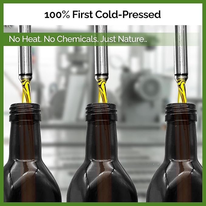 Dell'Orto USDA Organic Extra Virgin Olive Oil (500ml) | Gold Medalist NYIOOC 2025 | Sustainably