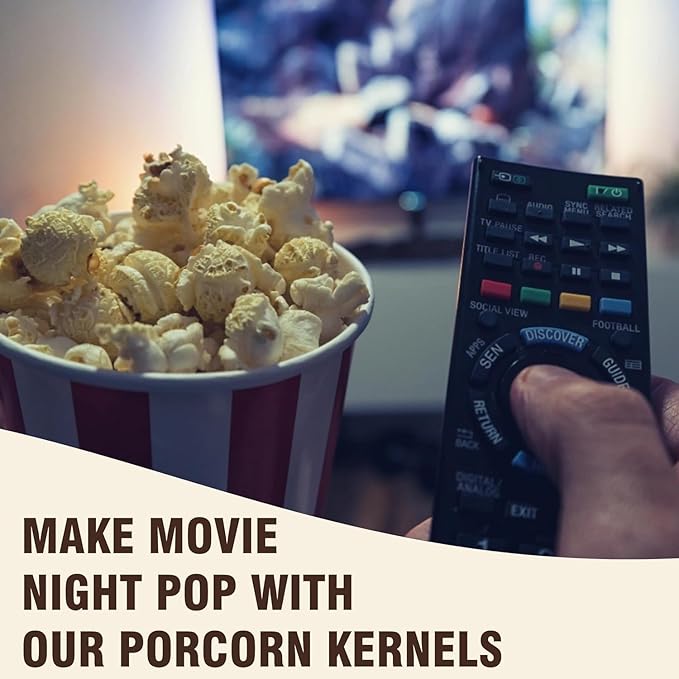 Concession Essentials Premium Gourmet Mushroom Extra Large Popcorn Kernels - 8lb