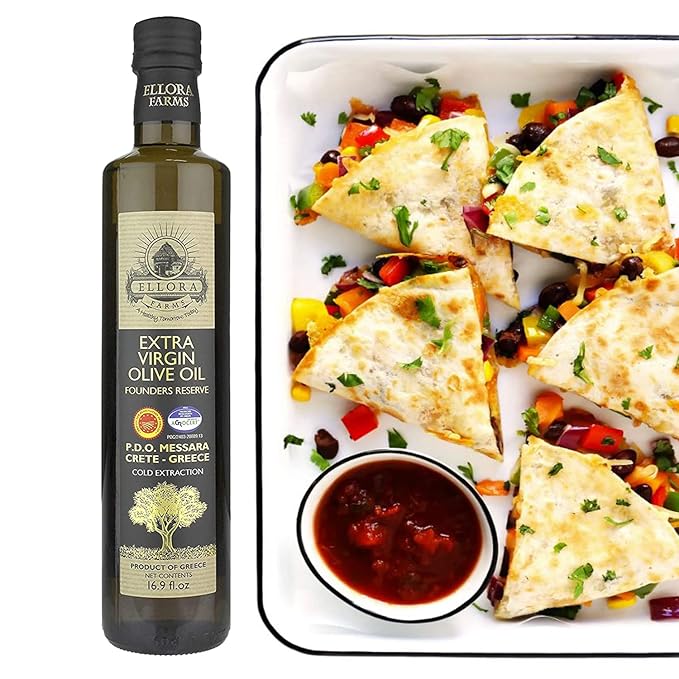 Ellora Farms, Greek Extra Virgin Olive Oil, Certified Single Estate, First Cold Press, Bottle Gift