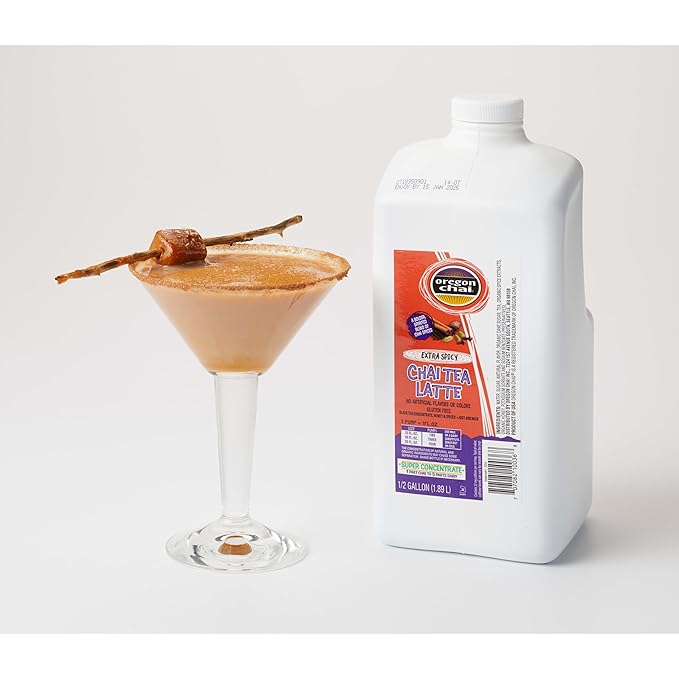 Oregon Chai Extra Spicy Super Concentrate, 64 Fluid Ounce (Pack of 1)