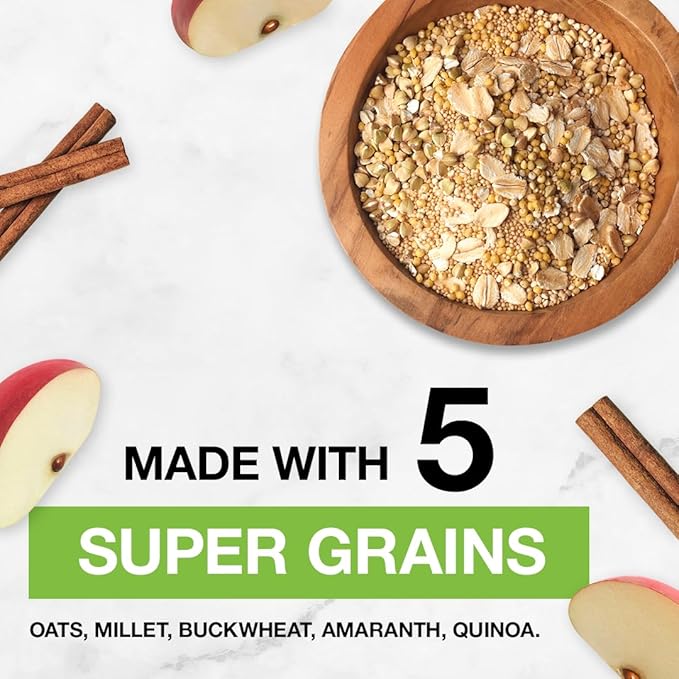 KIND Breakfast Protein, Healthy Snack Bar, Apple Cinnamon, Gluten Free Breakfast Bars, 8g Protein