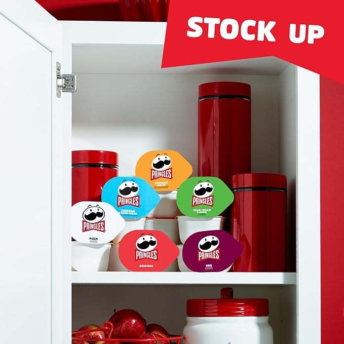 Pringles Potato Crisps Chips, Snack Stacks, Lunch Snacks, Office and Kids Snacks, Variety Pack (27