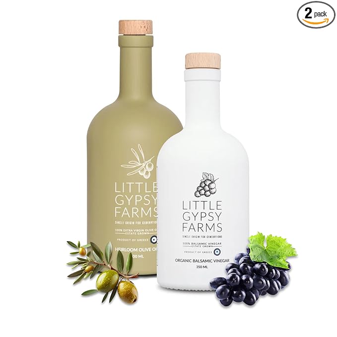 Organic Balsamic Vinegar & Heirloom Olive Oil from Little Gypsy Farms | First Cold-Pressed and Oak