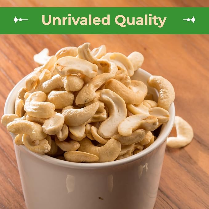 Sincerely Nuts - Raw Cashews Pieces Unsalted | Healthy Snack, Source of Protein | Keto and Paleo