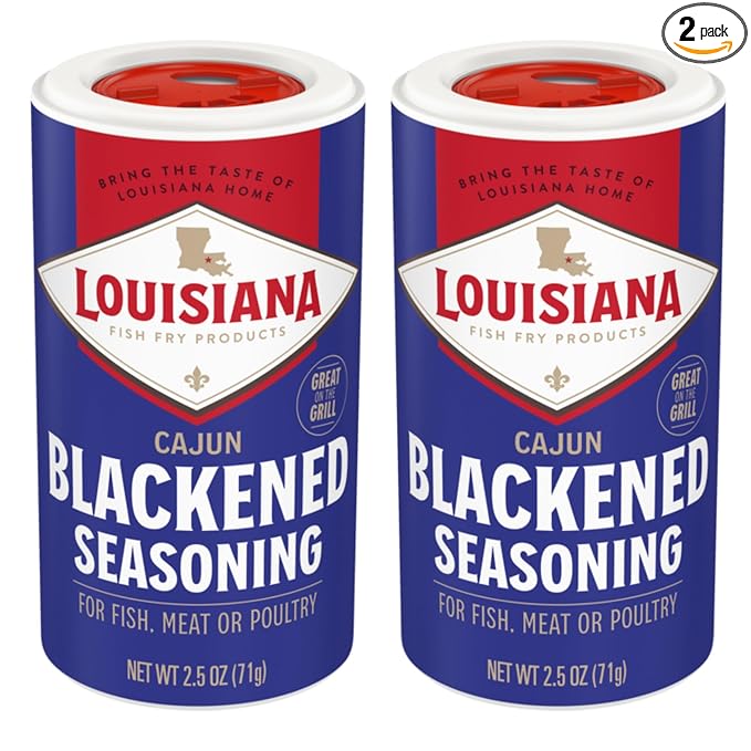 Louisiana Cajun Blackened Seasoning (2.5 oz Shakers) 2 Pack