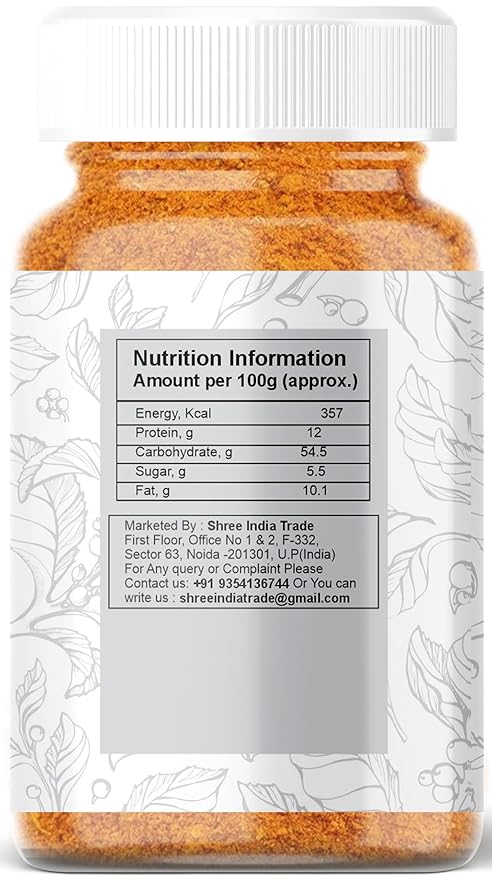 AYURVEDASHREE Pav Bhaji Masala 100gm PET Jar- Premium Quality | All Natural | Healthy | Non GMO |