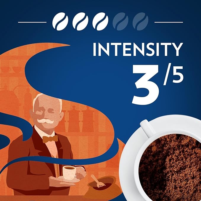 Lavazza House Blend Perfetto Ground Coffee 6 Bags of 20oz, Medium Roast, Full-bodied, Intensity