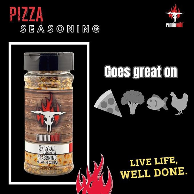 Gourmet Pizza Seasoning | Italian Seasoning Spice Blend | Low Sodium | No Artificial Flavors Added