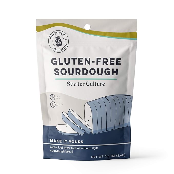 Cultures for Health Gluten Free Sourdough Starter | Heirloom Dehydrated Culture for Baking Gluten