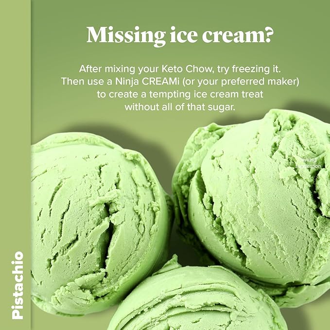 Keto Chow Pistachio | Keto Meal Replacement Shake Powder | Nutritionally Complete | Low Carb |