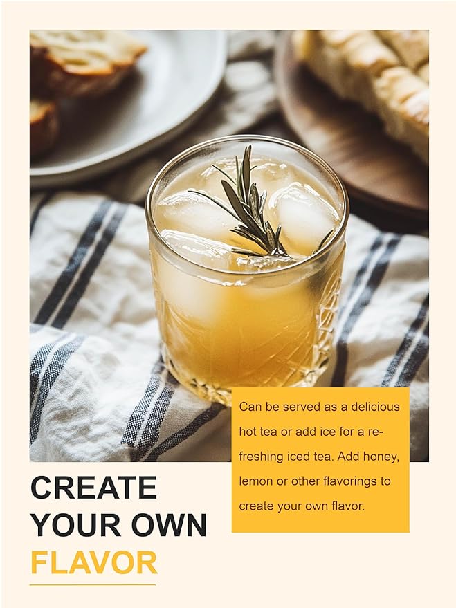 TeeLux Turmeric Ginger Cinnamon Tea, Natural Turmeric Herbal Tea with Ginger and Cinnamon, Spicy &