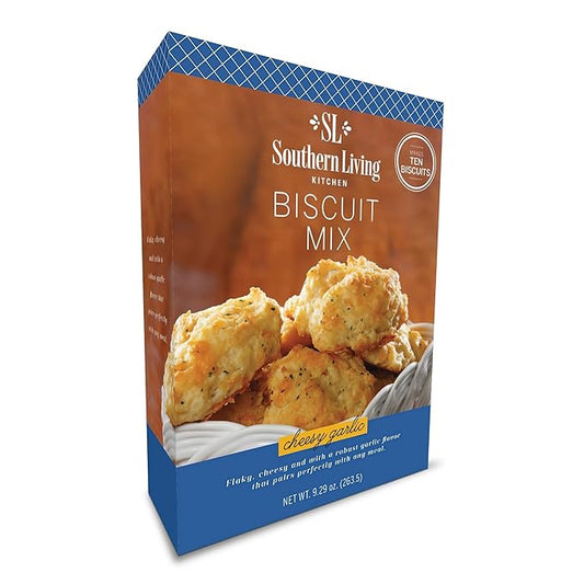 Southern Living Gourmet Cheesy Garlic Biscuit Mix, Easy-to-Bake Delight, Dinner Biscuits, Breakfast