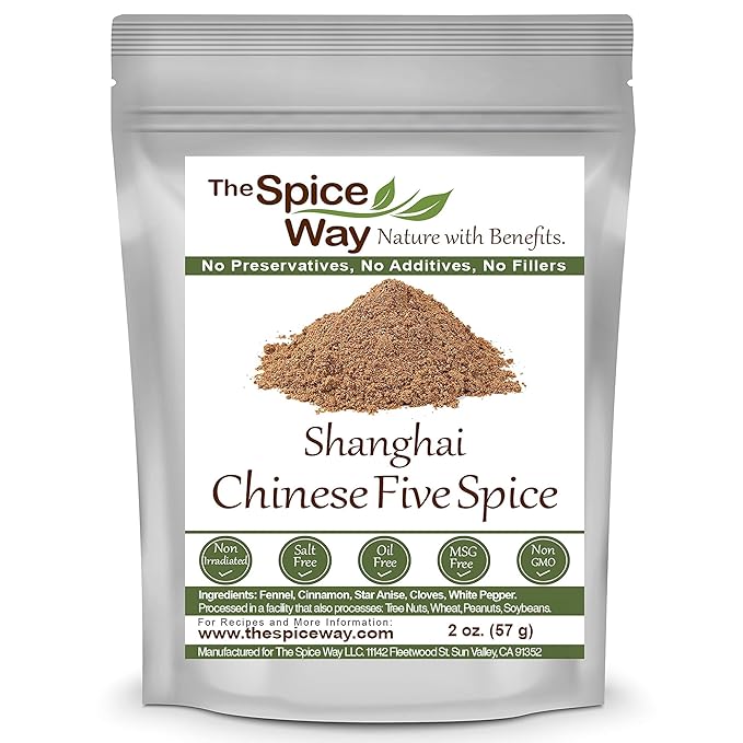 The Spice Way Shanghai Chinese Five Spice - A Traditional Chinese 5 spice seasoning (2 oz) for