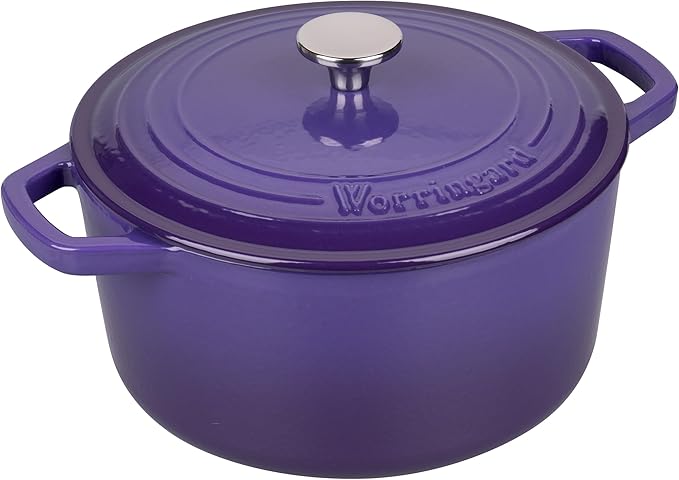 Enameled Cast Iron Dutch Oven Pot with Lid, for Bread Baking, Round Bread Oven- include Sourdough