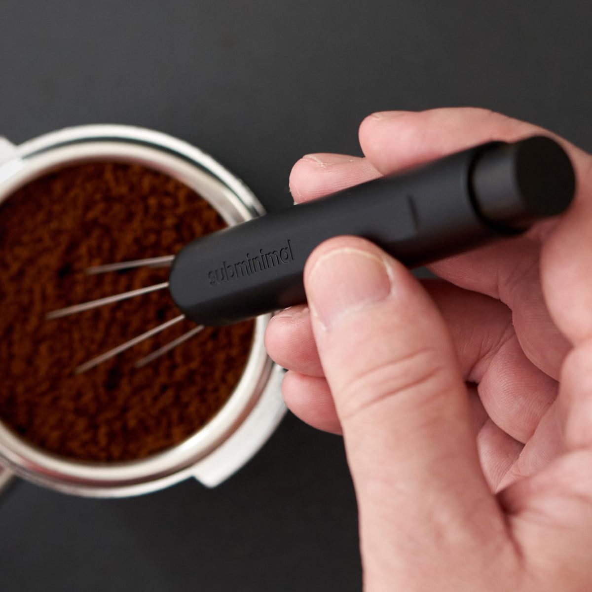 Subminimal Flick WDT Espresso Distribution Tool - Retractable Needle Tamper