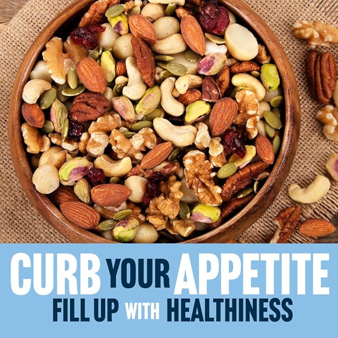 Daily Gourmet Nuts - Unsalted Mixed Nuts Snack Packs/Individually Wrapped Snacks/Nut Snacks/No