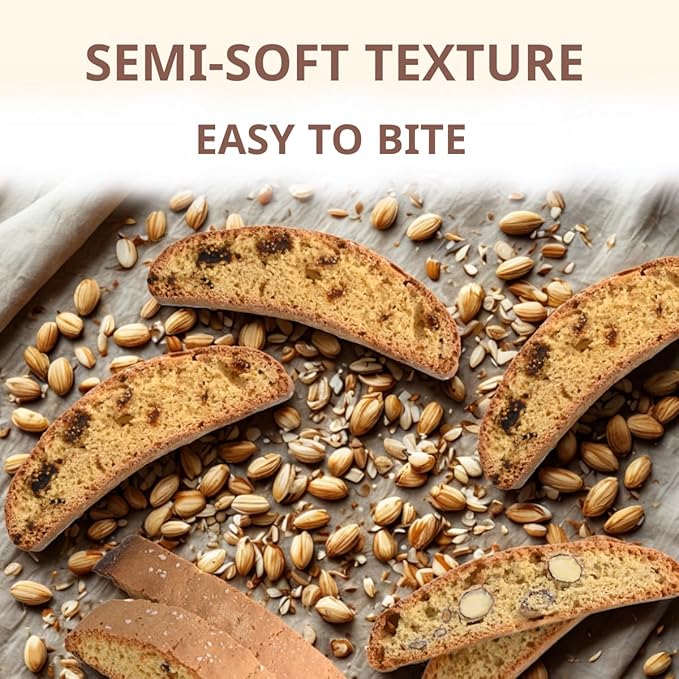 Stildolce Semi-Soft Original Almond Italian Biscotti Cookies | Made in Tuscany, Italy| Classic