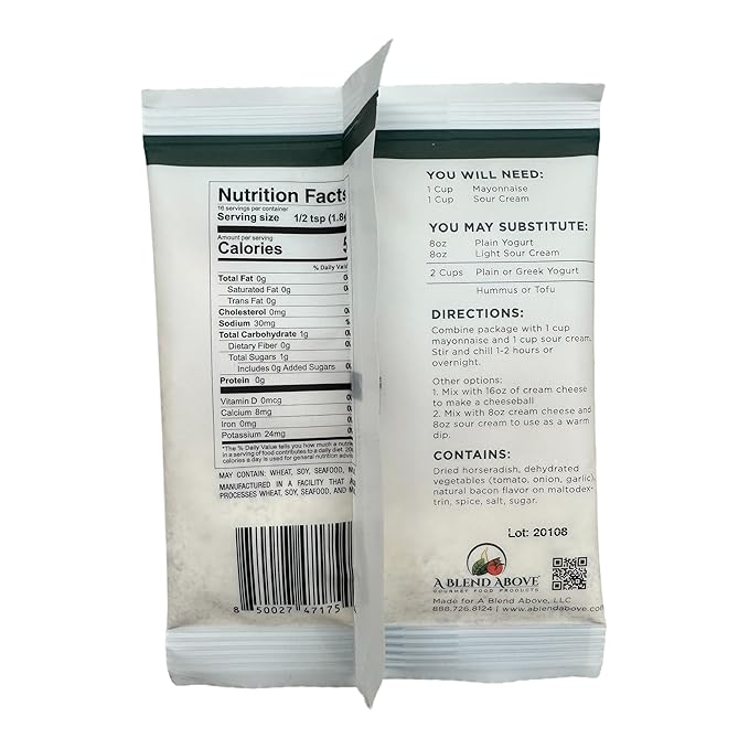 A Blend Above Tomato Basil Italiano Dip Mix, 1 oz, (3 Pack)