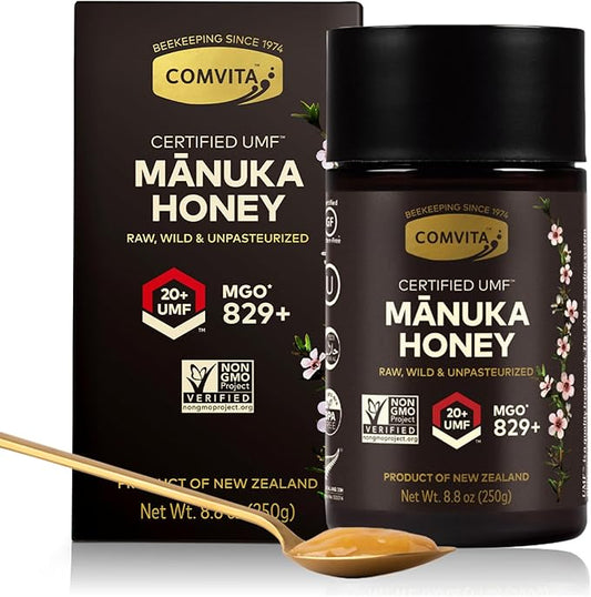 Comvita Manuka Honey UMF 20+ (MGO 829+) - Raw Manuka Honey New Zealand, Pure & Unpasteurized