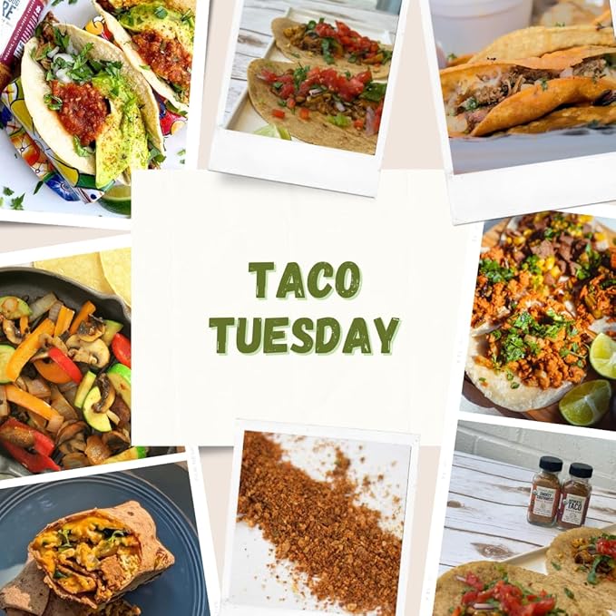 FreshJax Premium Gourmet Spices and Seasonings (Organic Taco Seasoning: Mexican Blend) Large 4.8 oz