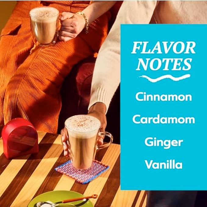 TAZO Skinny Chai Latte Concentrate, Hot or Iced Black Tea, Easy-to-Serve, Everyday Low Calorie