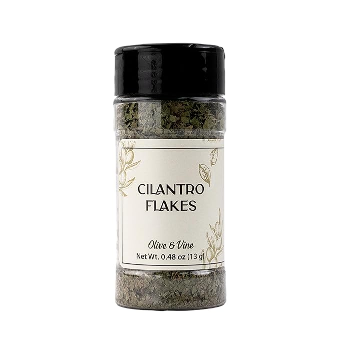 Olive & Vine Cilantro Flakes, Fresh & Zesty, For Tacos & Salsas, Rich Tradition, Authentic Taste