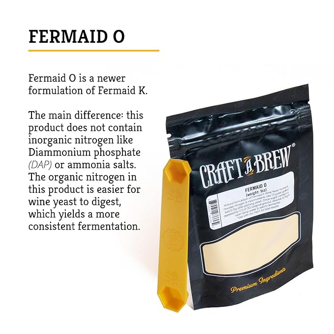 Craft A Brew - Fermaid O - Wine Yeast Nutrient - More Natural Nitrogen Source - At Home Winemaking