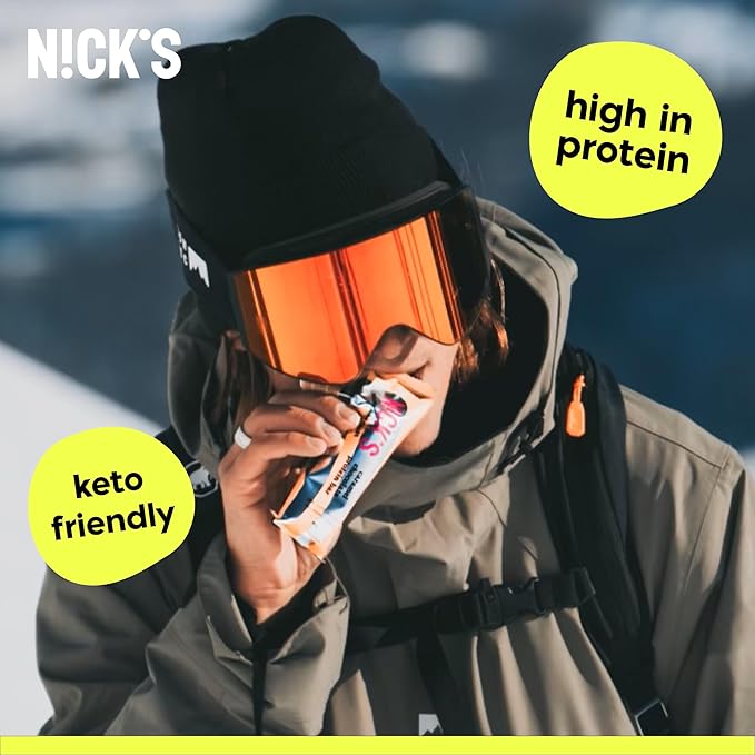 Nick's Protein Bars Chocolate Variety Pack High Protein, Low Calories, Low Carb Keto Friendly
