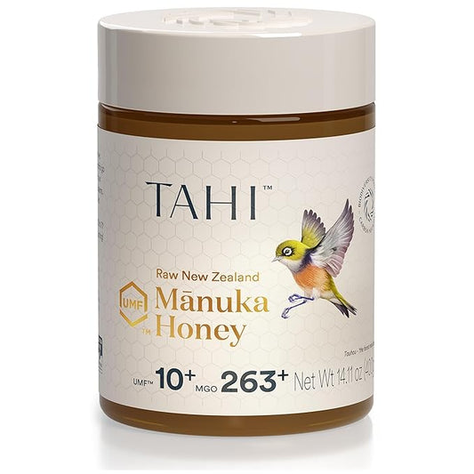 Tahi Raw Manuka Honey New Zealand UMF 10+ Certified (MGO 263+) - 100% Sustainable, Monofloral and