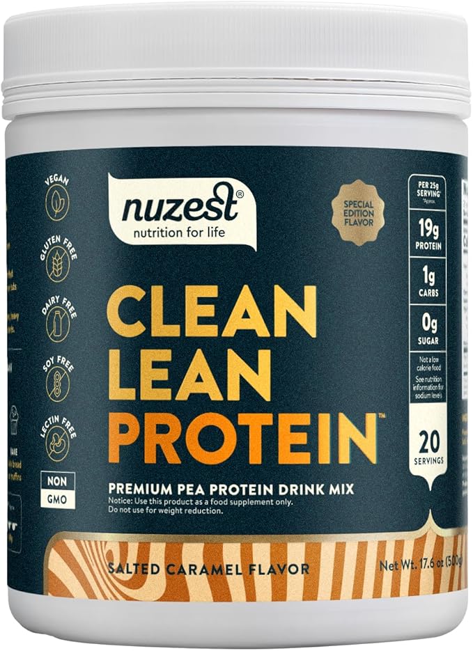 Nuzest - Pea Protein Powder - Clean Lean Protein, Premium Vegan Plant Based Protein Powder, Dairy