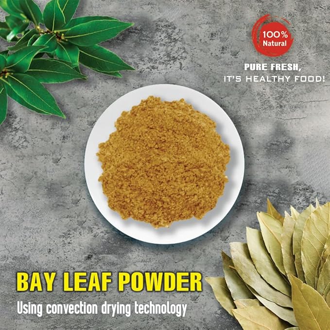 BAY LEAF POWDER 5.29 Oz (150g) VIETFARMFOOD: Pure, natural freeze-dried spice made from real