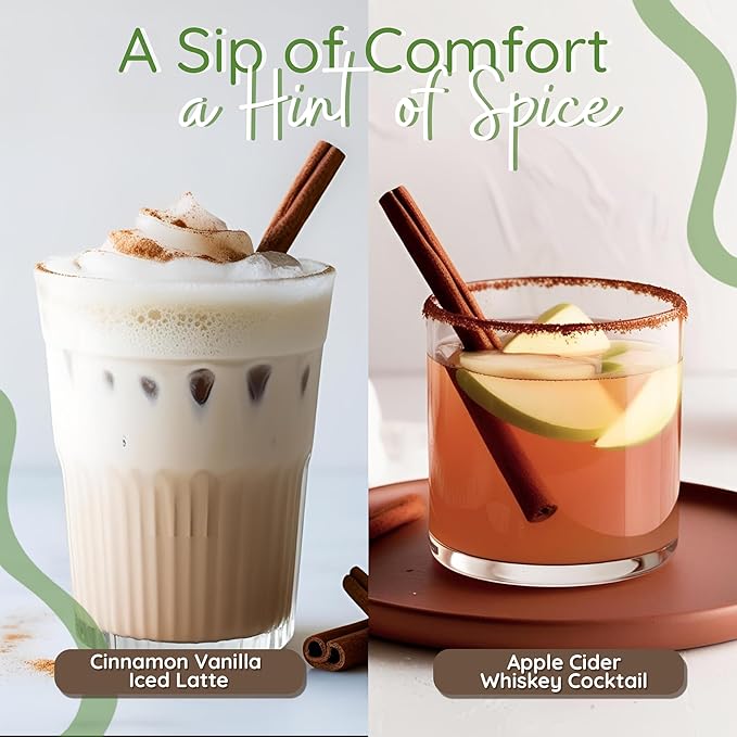 FreshJax Organic Maple Cinnamon Topping (7.6 oz) ??Sweet Maple Spice for Coffee, Popcorn & Baking