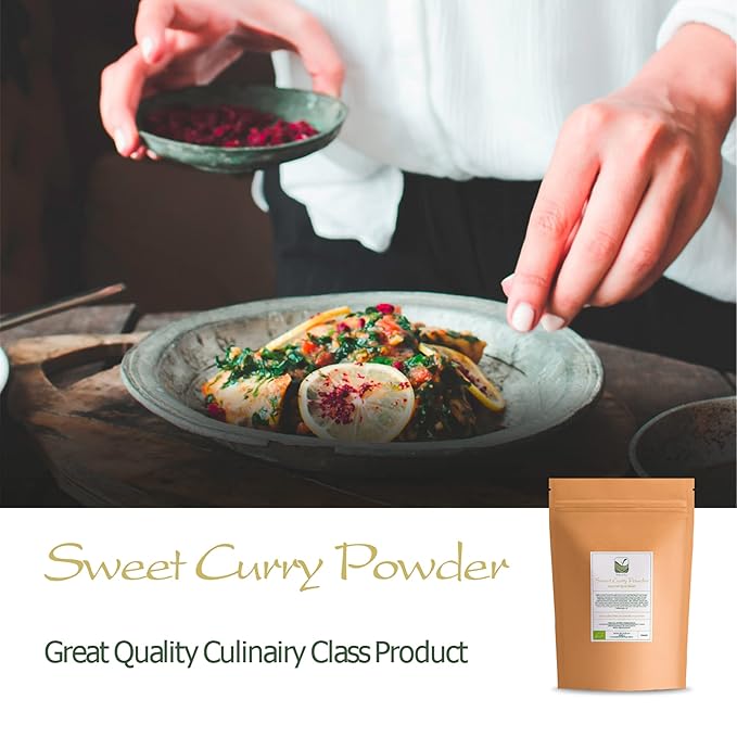 Sweet Curry Powder Indian Organic - Yellow Spice - Organic Yellow Curry Poweder Spice Curry Organic