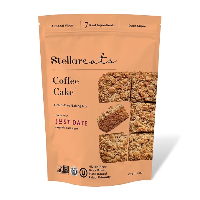 Stellar Eats Grain-Free Coffee Cake Baking Mix | Gluten-Free, Dairy-Free, Plant-Based