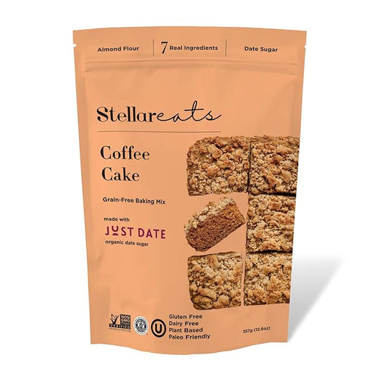 Stellar Eats Grain-Free Coffee Cake Baking Mix | Gluten-Free, Dairy-Free, Plant-Based