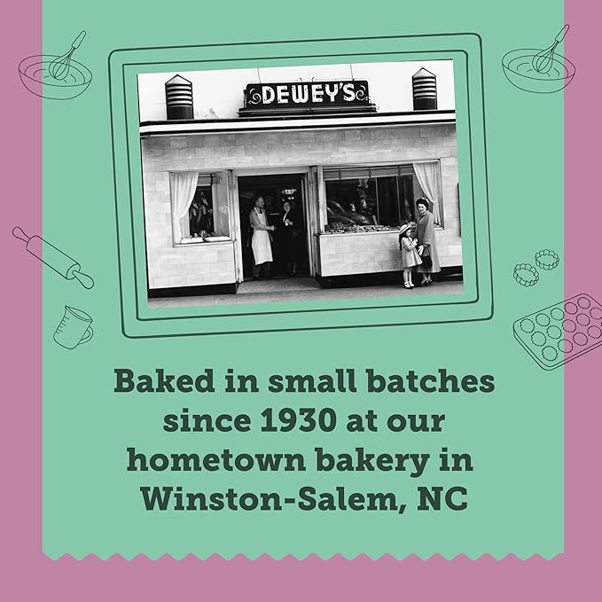 Dewey’s Bakery Meyer Lemon Moravian Cookie Thins | Baked in Small Batches | Real, Simple