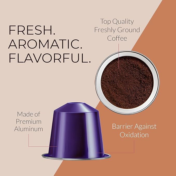 Camilla’s Heritage - Intensity 8 Caribbean Spice Flavored Espresso Coffee, Gourmet Espresso Cups