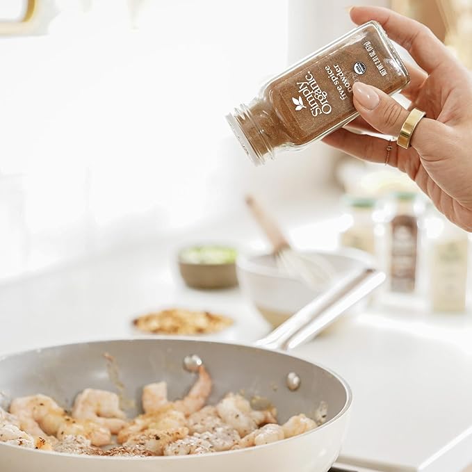 Simply Organic Five Spice Powder, 2.01 Ounce, Cinnamon, Fennel Seed, Cloves, Star Anise & White