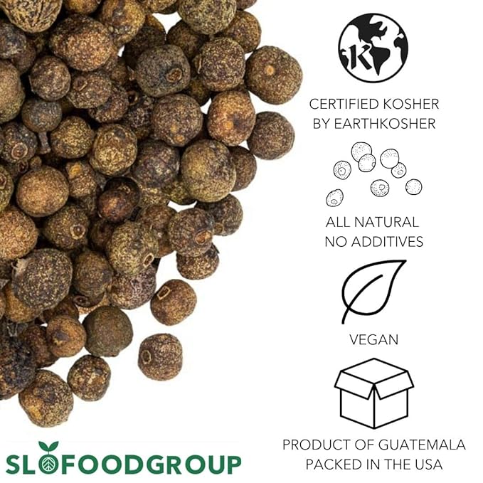 Slofoodgroup Allspice Berries Whole for Cooking, Pimento Berries from Guatamela - 16 oz