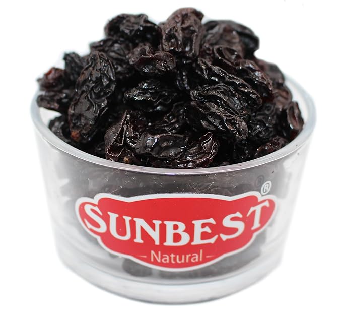 Sunbest Natural Jumbo Black Raisins ??3 lb Bulk Bag (48 oz) ??Plump, Juicy & Seedless Dried Raisins