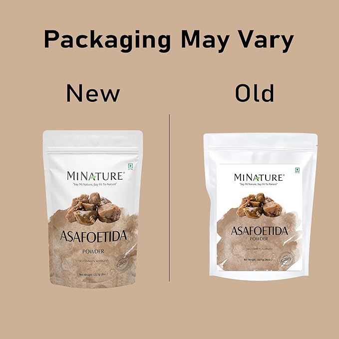 Mi Nature Asafoetida Powder (Hing) | Natural Indian Spice 100g (3.5oz)| Heeng Powder | Authentic
