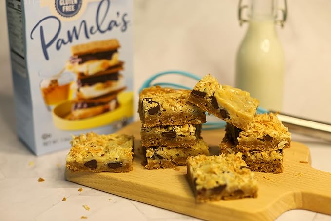 Pamela's Gluten Free Graham Crackers, Honey, Pie Crust, S'mores & Snacks, 7.5 Ounce (Pack of 6)