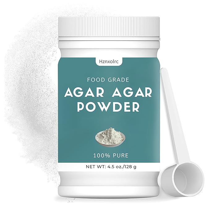 4.5 oz Agar Agar Powder, 100% Pure, Premium Natural Thickener and Gelling Agent, Rich in Dietary