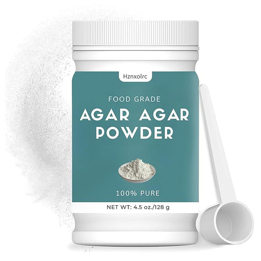 4.5 oz Agar Agar Powder, 100% Pure, Premium Natural Thickener and Gelling Agent, Rich in Dietary