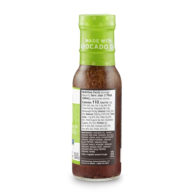 Primal Kitchen Italian Dressing, Balsamic Vinaigrette, and Greek Dressing & Marinade, Made with
