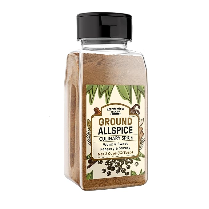 Unpretentious Ground Allspice (2 Cups) Use in Sweet & Savory Foods, Adds Warmth & Enriches Flavor