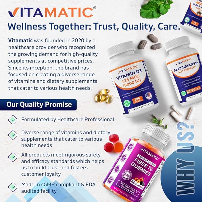 Vitamatic Fenugreek Capsules Extra Strength 3000 mg Equivalent Per Serving (from 10:1 Extract 300